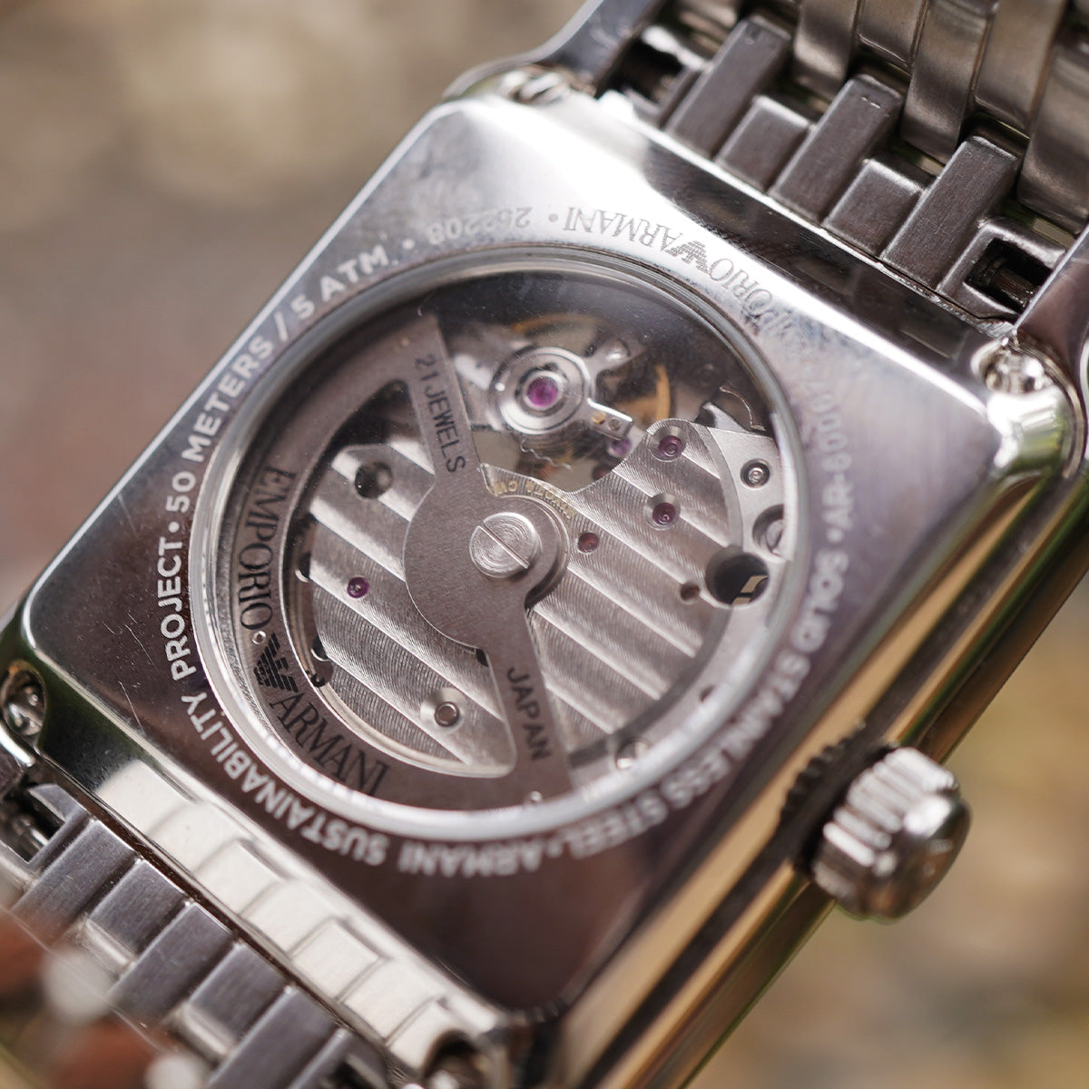 Emporio Armani Meccanico Green Dial AR60067