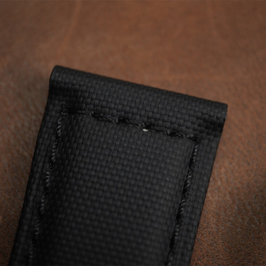 Artem Sailcloth Pam Style Black - Black Stiching For Panerai