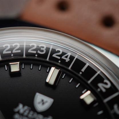 Nivada Antarctic GMT Black Dial