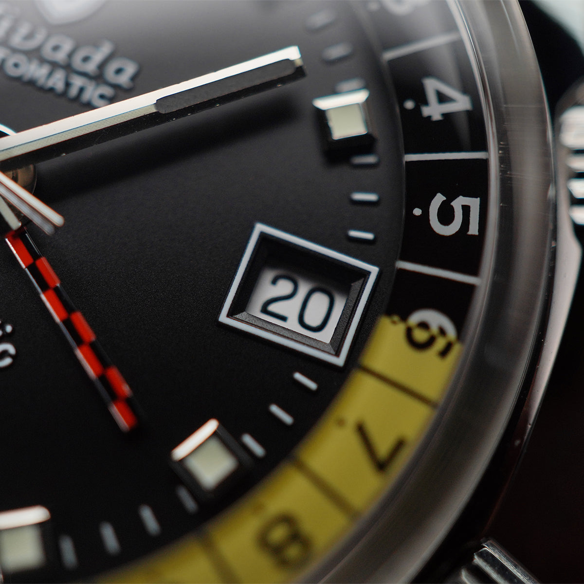 Nivada Antarctic GMT Black Dial