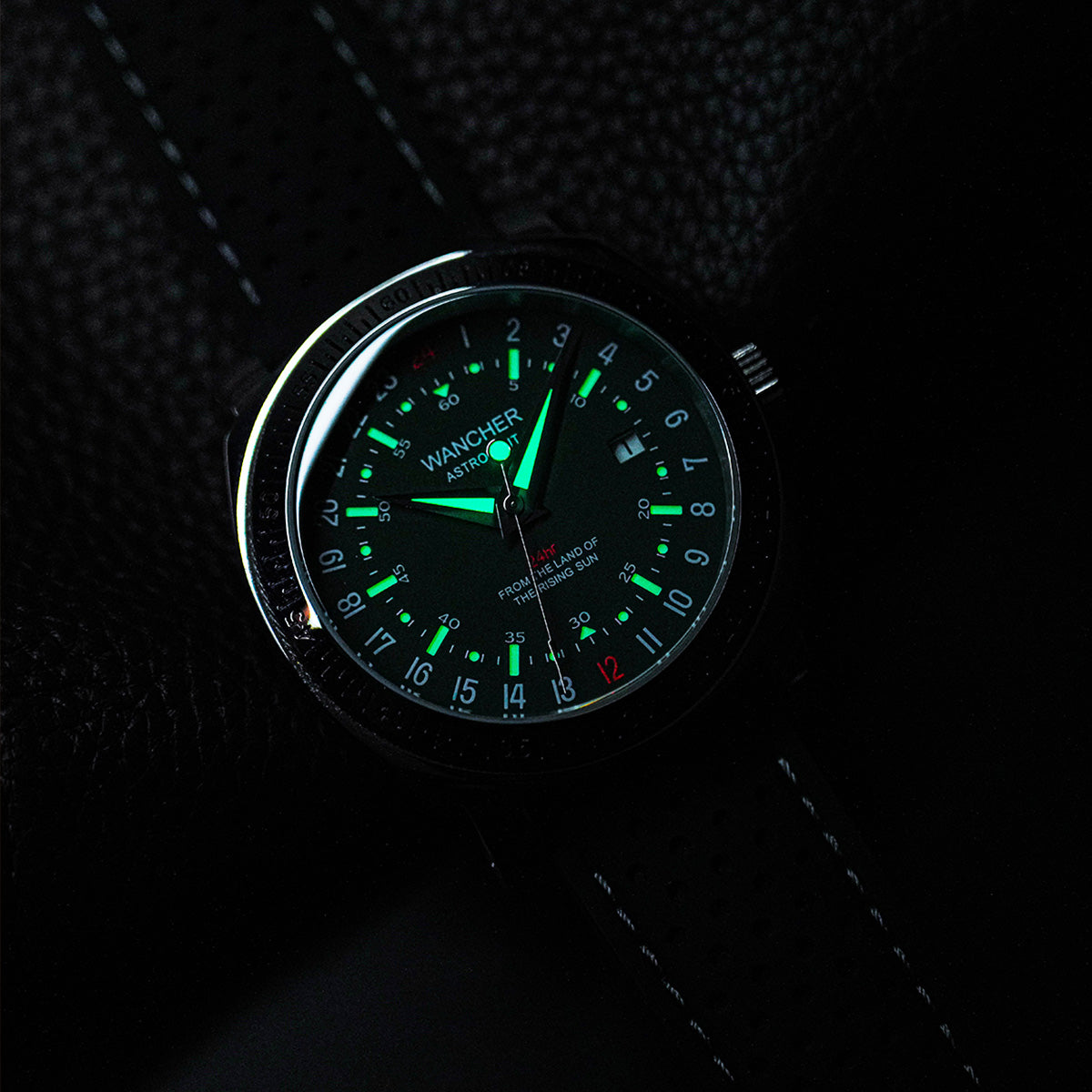 Wancher Astronaut 24 Hour Green Dial
