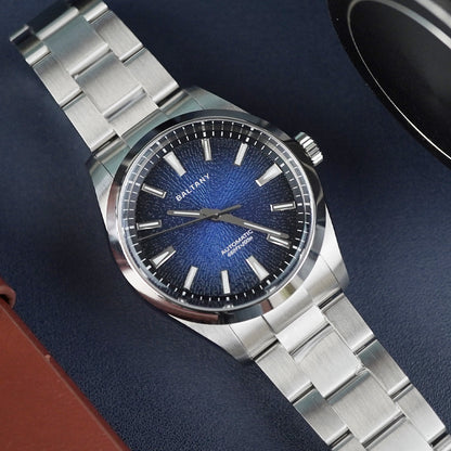 Baltany 3D Smoked Dial S4105 39mm Blue Dial