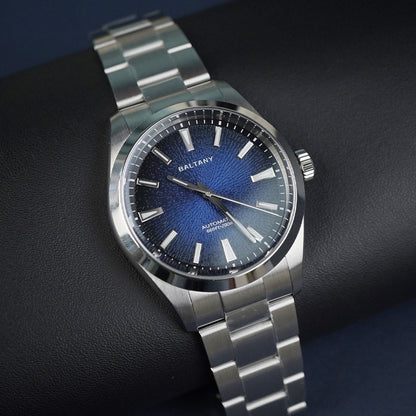 Baltany 3D Smoked Dial S4105 39mm Blue Dial