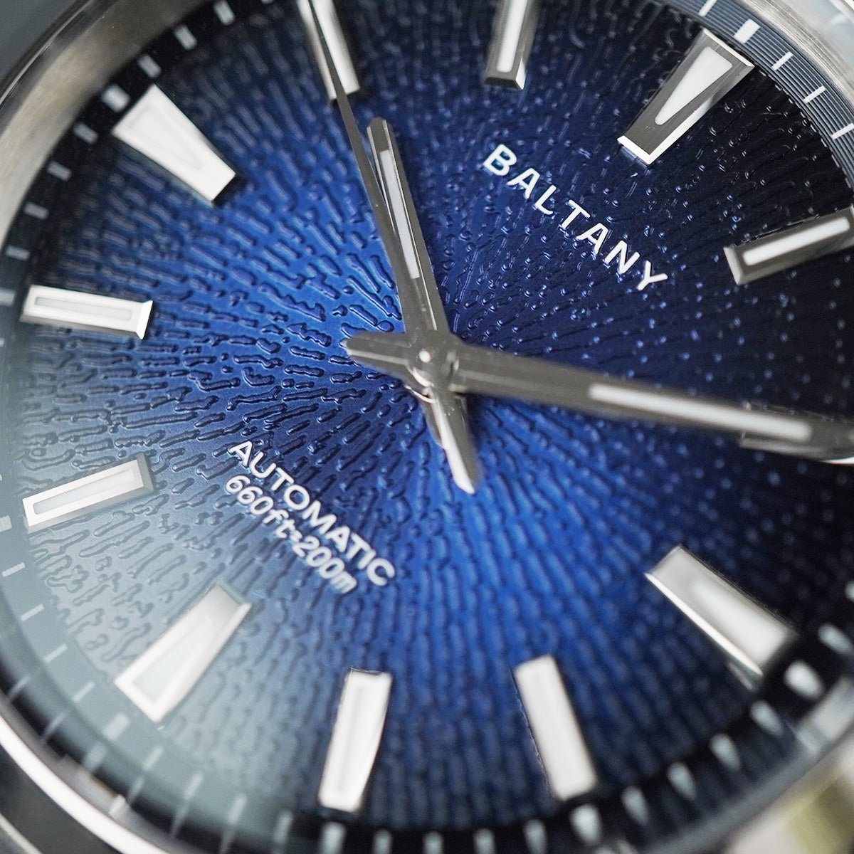 Baltany 3D Smoked Dial S4105 39mm Blue Dial