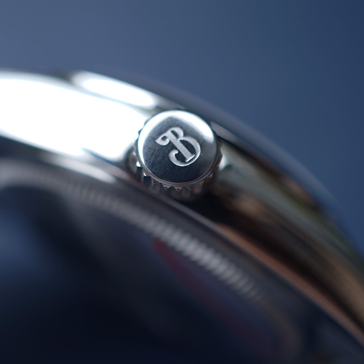 Baltany 3D Smoked Dial S4105 39mm Blue Dial