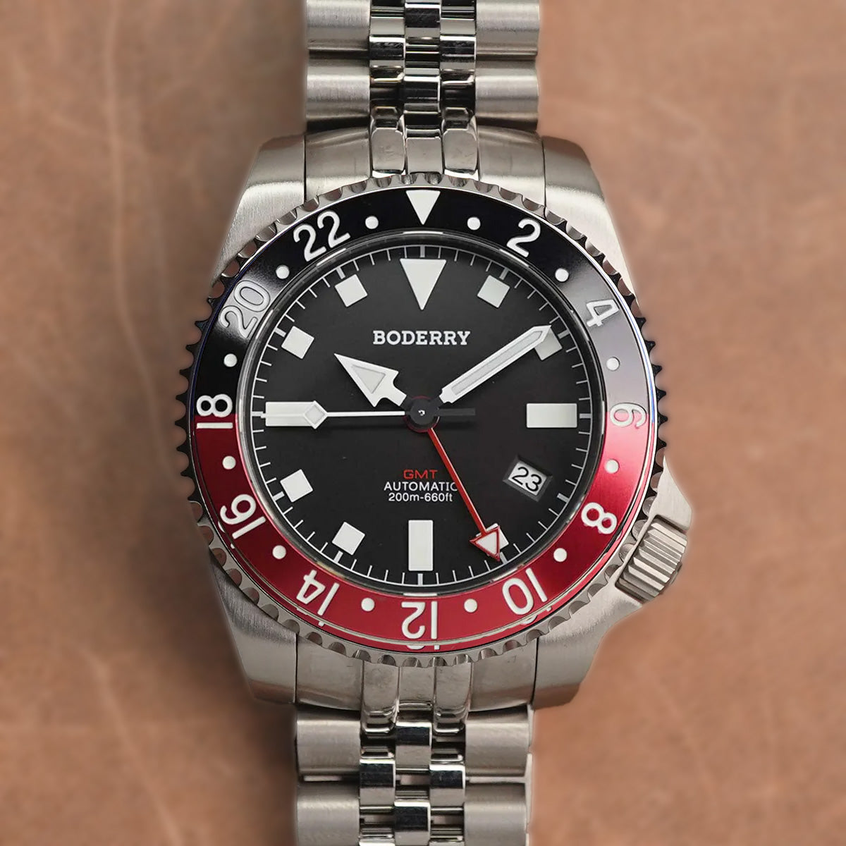 Boderry Admiral Titanium GMT Automatic 200m