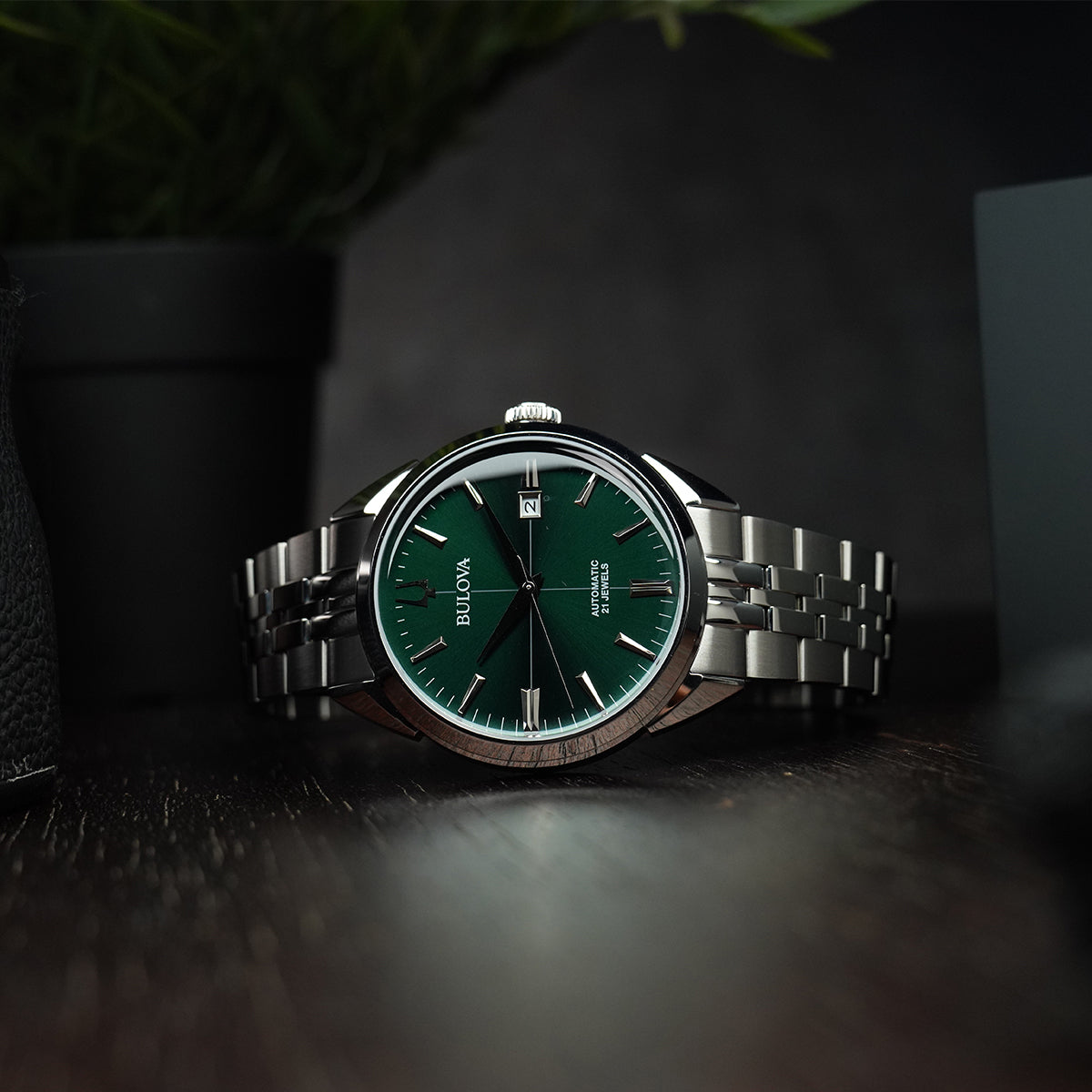 Bulova Sutton Classic BLV 96B424 Green Dial