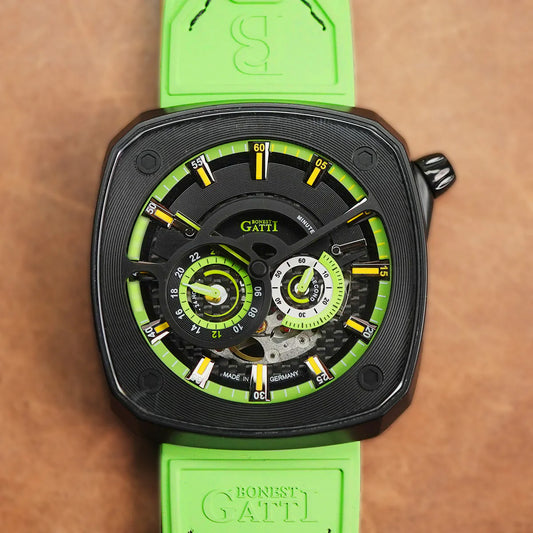 Bonest Gatti Whirlwind BG6601 Square shaped Black Steel Case