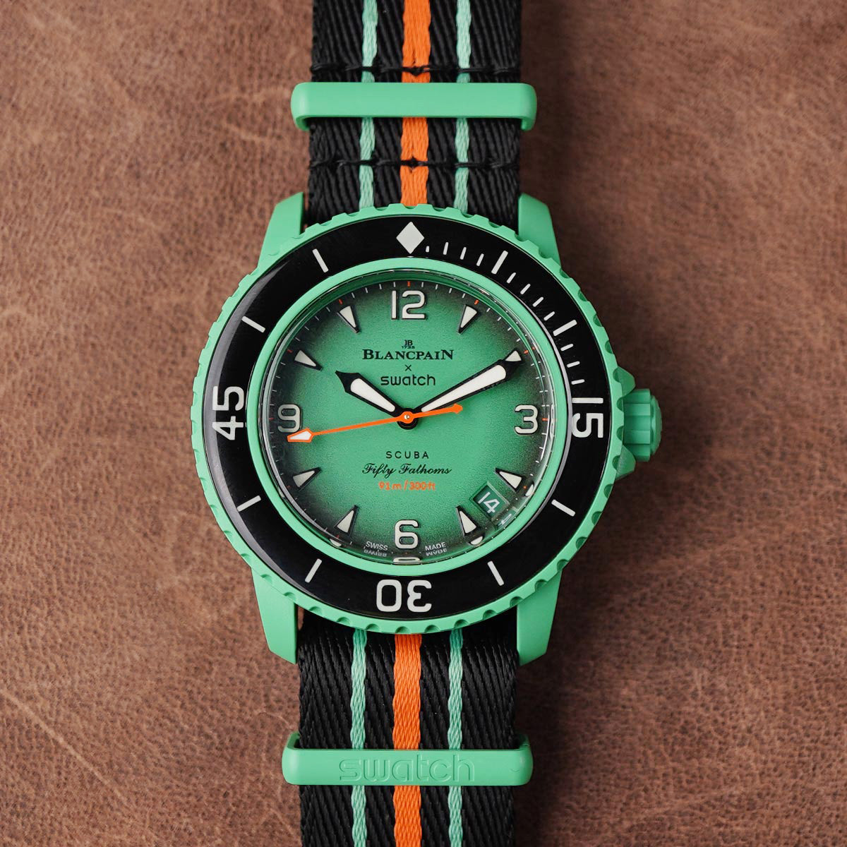 Swatch X Blancpain Indian Ocean Green Bioceramic