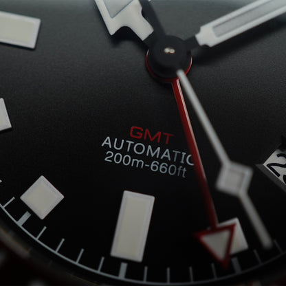 Boderry Admiral Titanium GMT Automatic 200m - Horology Story Youtube Store