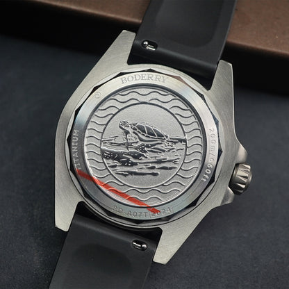 Boderry Seaturtle Ocean Titanium Diver 100m - Horology Story Youtube Store