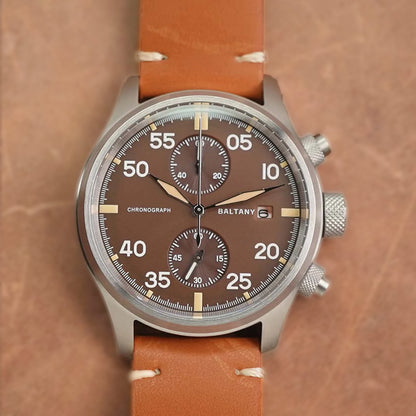 Baltany Military Solar-powered Chronograph S6070 39mm