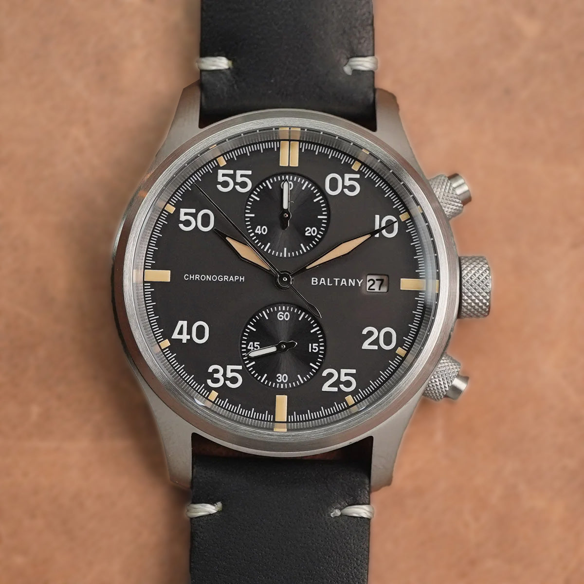 Baltany Military Solar-powered Chronograph S6070 39mm