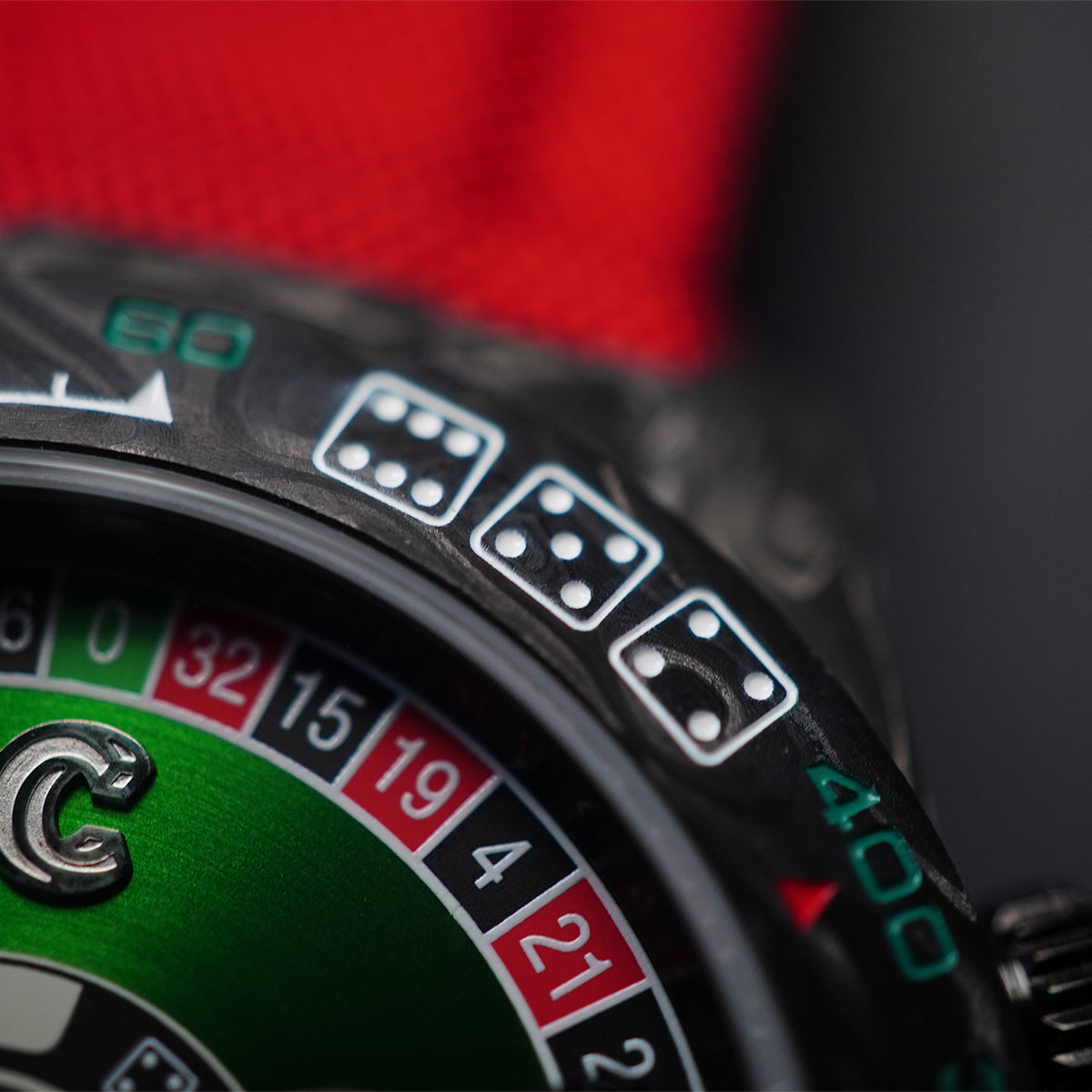 Cronus Art Daytona Emerald Casino NTPT Black Carbon Fiber