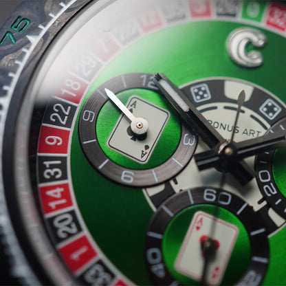 Cronus Art Daytona Emerald Casino NTPT Black Carbon Fiber