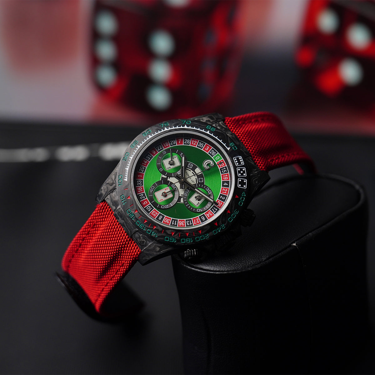 Cronus Art Daytona Emerald Casino NTPT Black Carbon Fiber