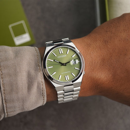 Citizen Tsuyosa NJ0158-89Z X Pantone Peaceful Green Dial