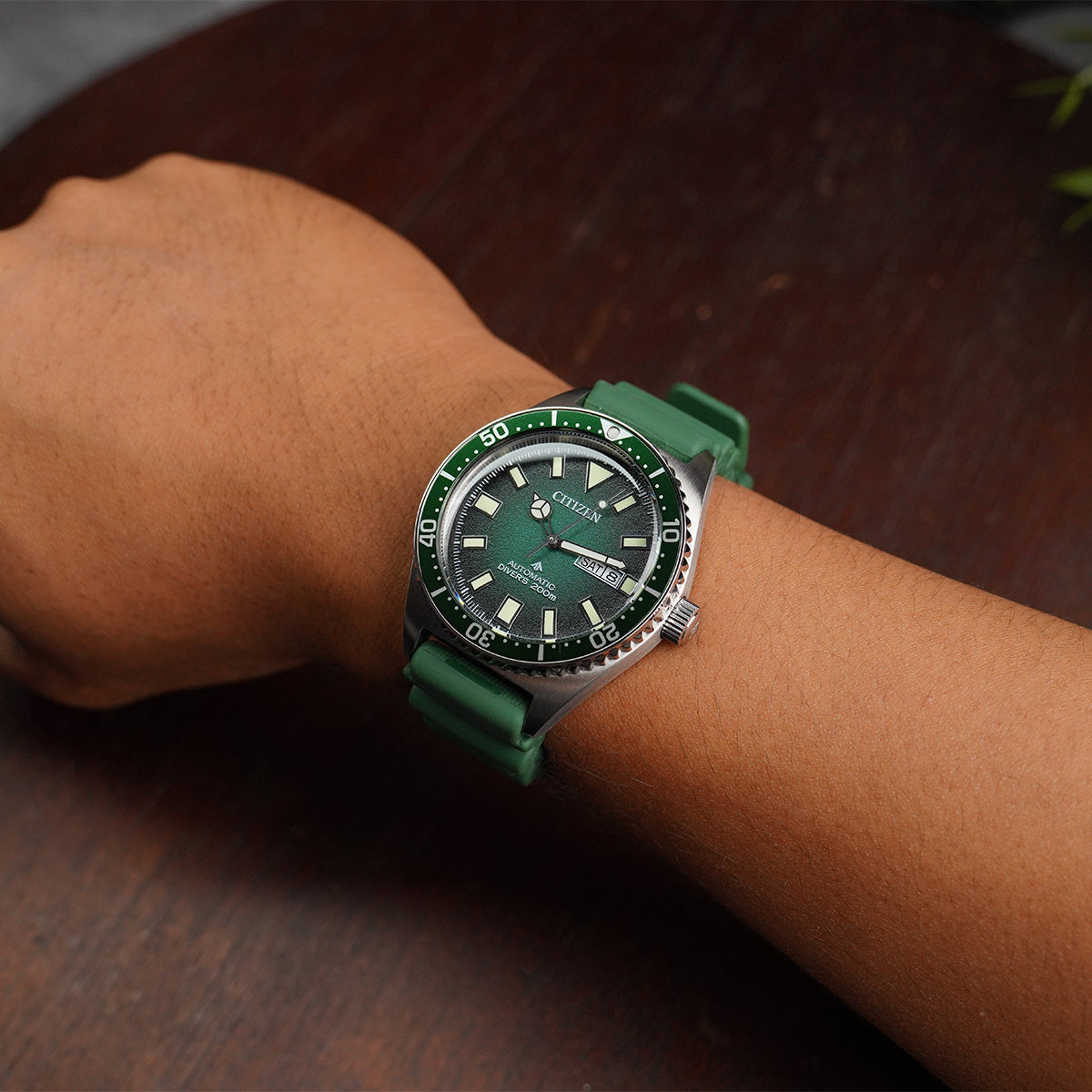 Citizen Promaster NY0121-09X Green Dial