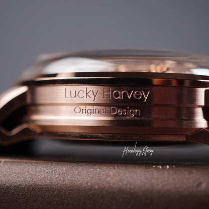 LUCKY HARVEY Rose Gold Dragon Ball Automatic - Horology Story Youtube Store