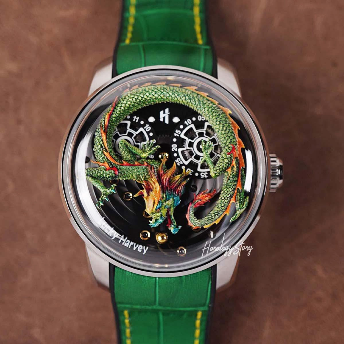 LUCKY HARVEY Green Dragon Ball Automatic