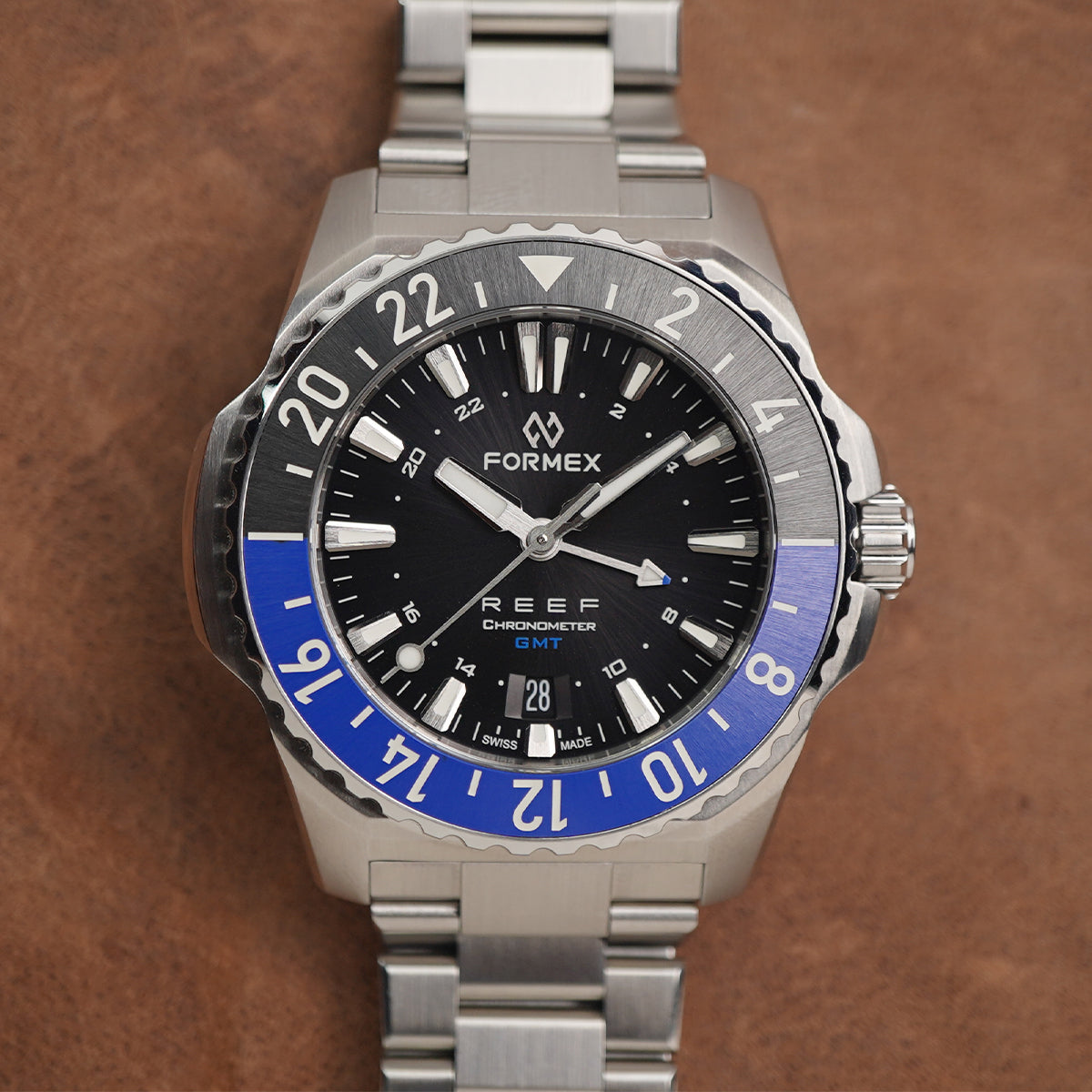 Formex Reef GMT 42mm Black Dial Ceramic Bezel COSC