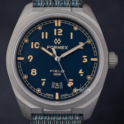 Formex Field Titanium Petro Blue Dial - Horology Story Youtube Store