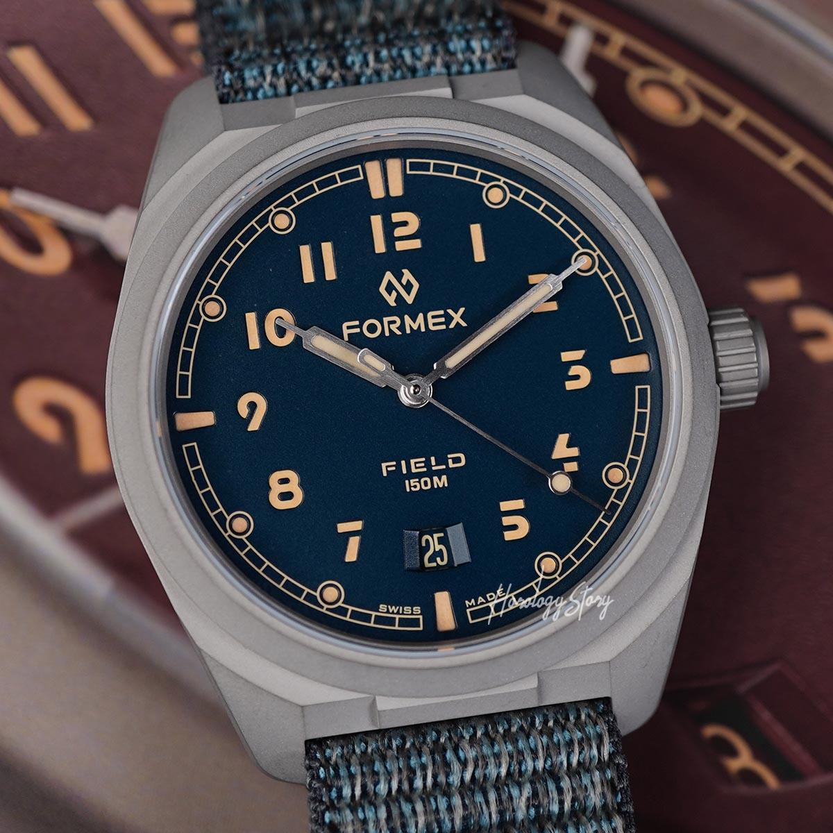 Formex Field Titanium Petro Blue Dial - Horology Story Youtube Store