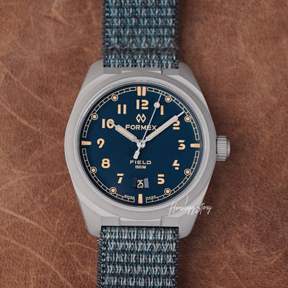 Formex Field Titanium Petro Blue Dial - Horology Story Youtube Store