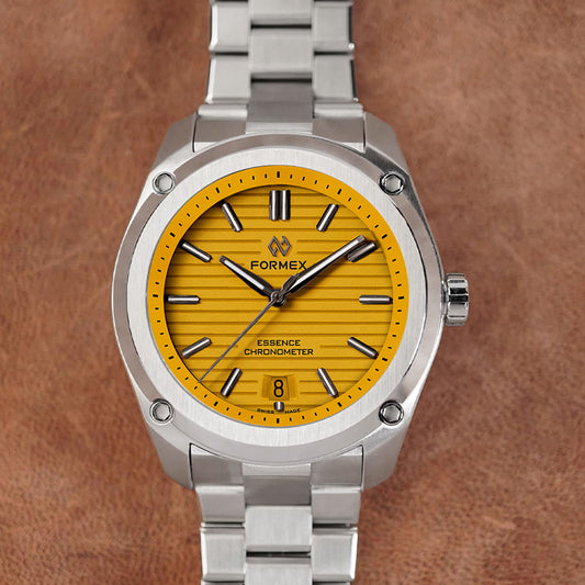 Formex Essence 39 Splash Sunflower Yellow Dial COSC