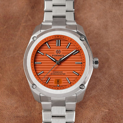 Formex Essence 39 Splash Sunset Orange Dial COSC