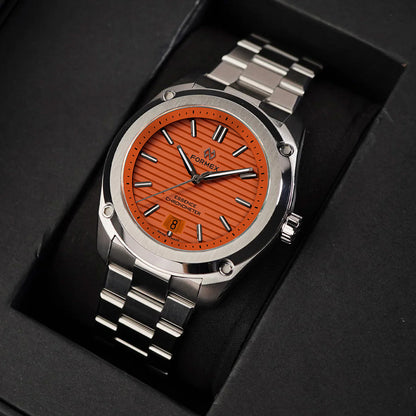 Formex Essence 39 Splash Sunset Orange Dial COSC