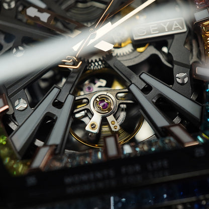 Geya Rainbow Zircon Series Automatic Red G78139