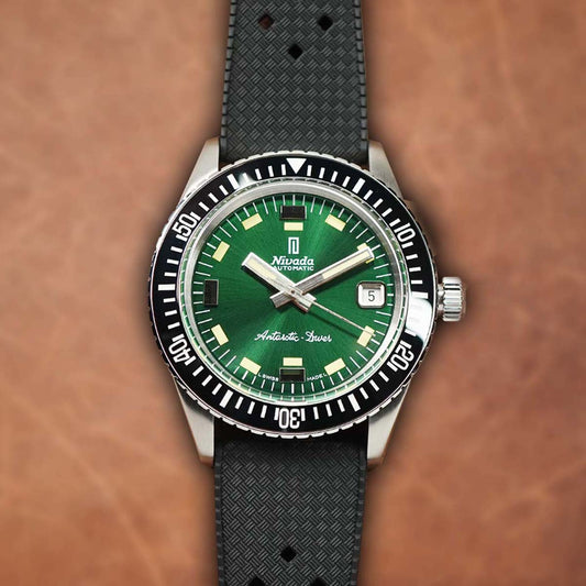 Nivada Grenchen Antarctic Diver Green