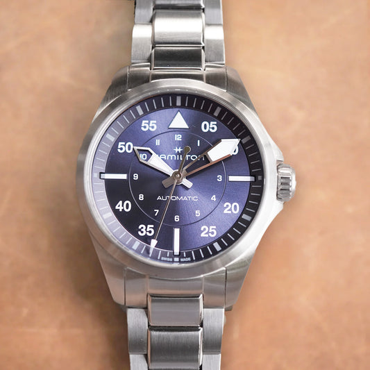 Hamilton Khaki Aviation Pilot Auto H76215140 Very Mint (RARE)