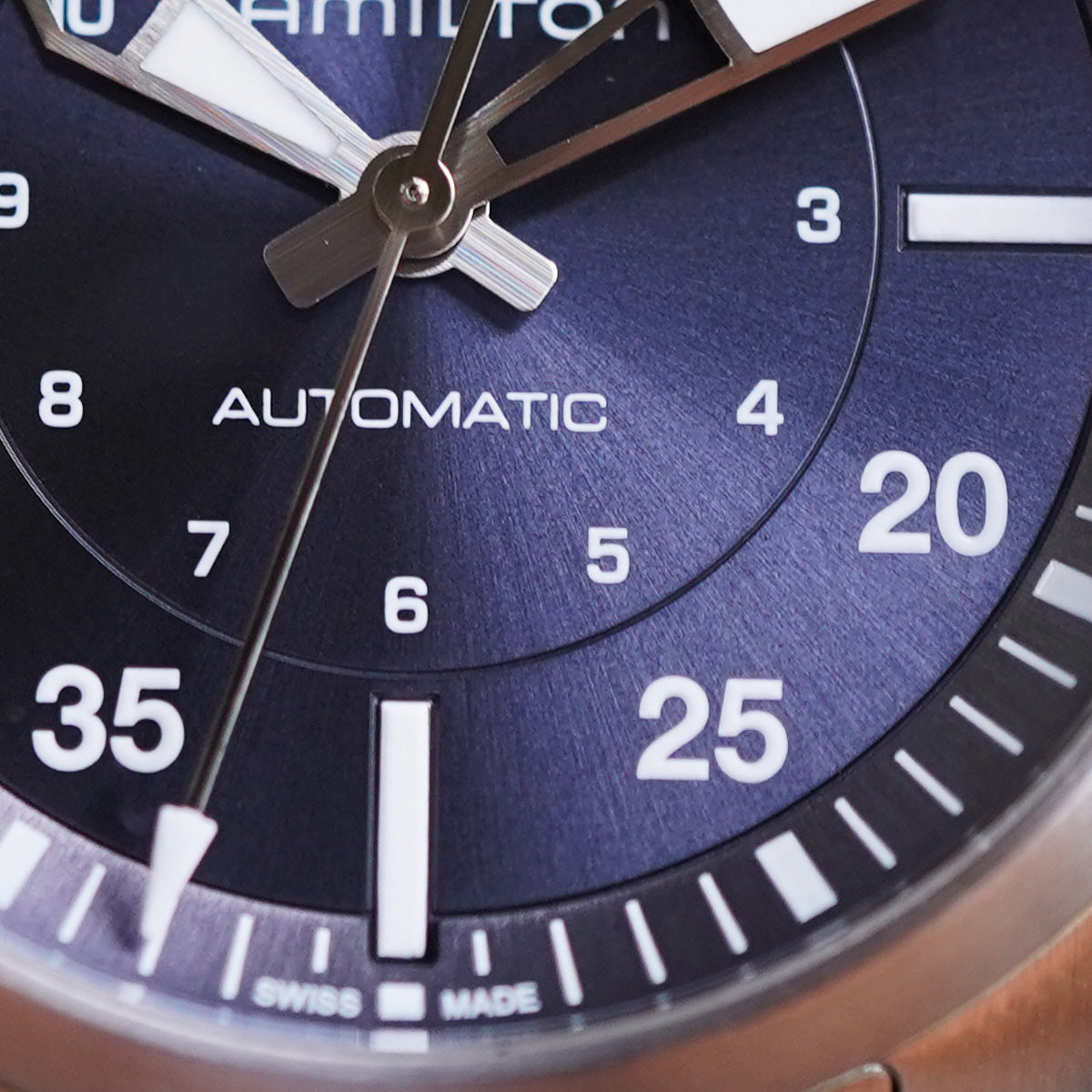 Hamilton Khaki Aviation Pilot Auto H76215140 Very Mint (RARE)