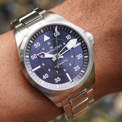 Hamilton Khaki Aviation Pilot Auto H76215140 Very Mint (RARE)