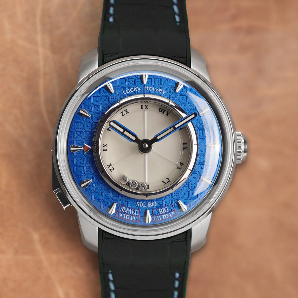 LUCKY HARVEY Player Series Sic Bo Blue Automatic