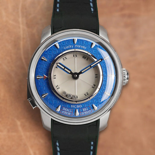 LUCKY HARVEY Player Series Sic Bo Blue Automatic