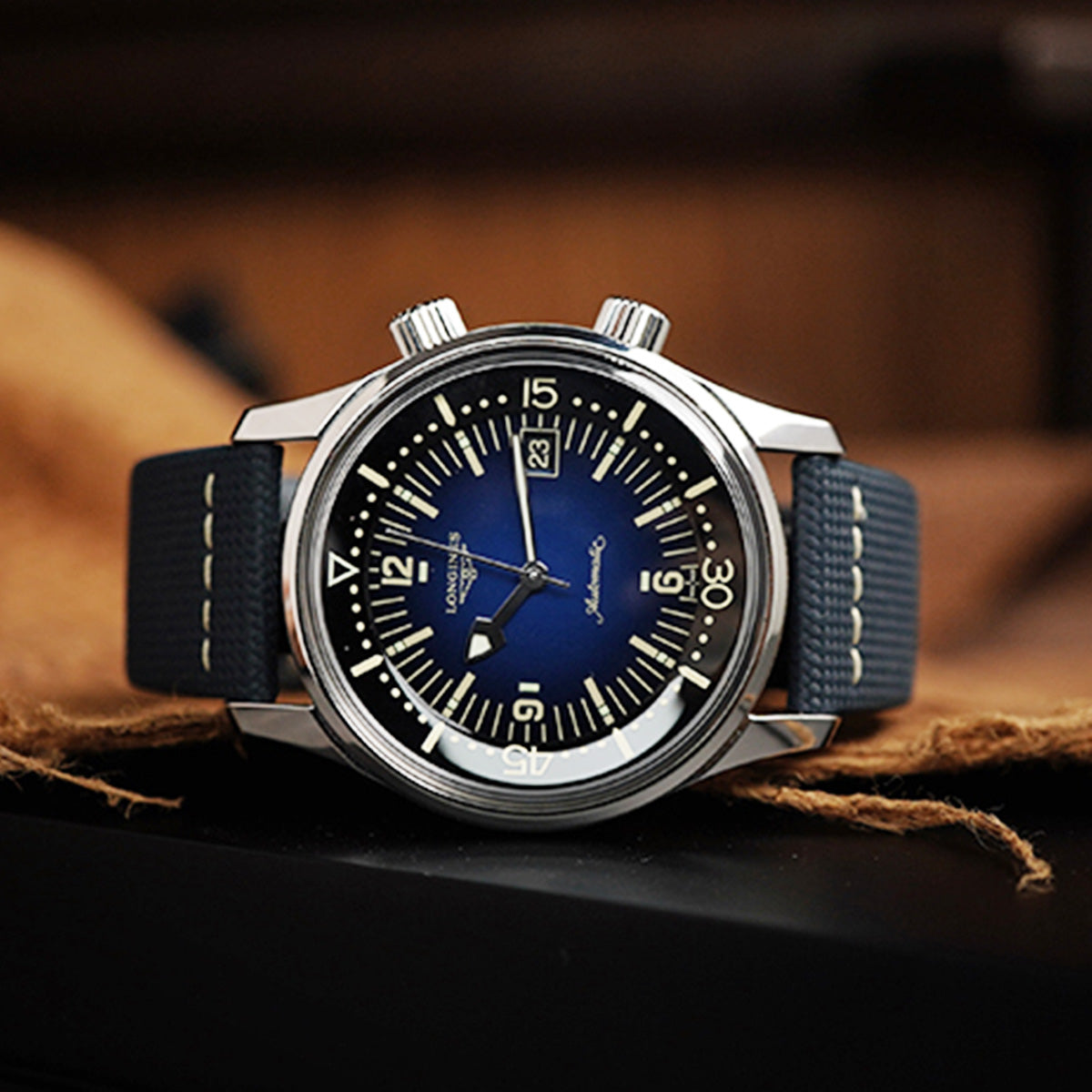 Longines Legend Diver L3.774.4.90.2 Blue Dial