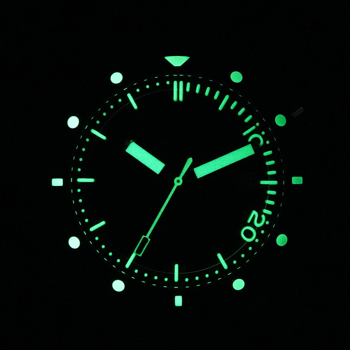 Marine M002-07 Green Sand Blast Dial