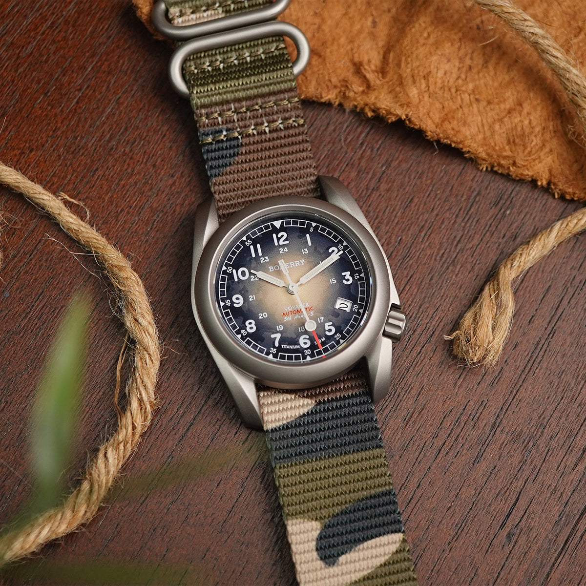 Boderry Voyager BD-A11T-S01 Titanium Anniversary LE 888 Pcs Nylon Strap - Horology Story Youtube Store