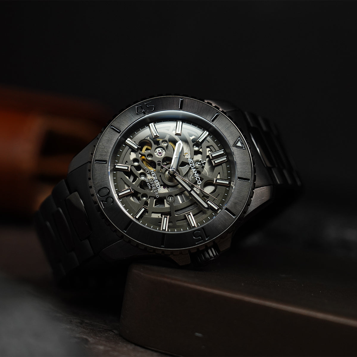 Venezianico Nereide Ultraleggero 42mm 3921509C Black Skeleton