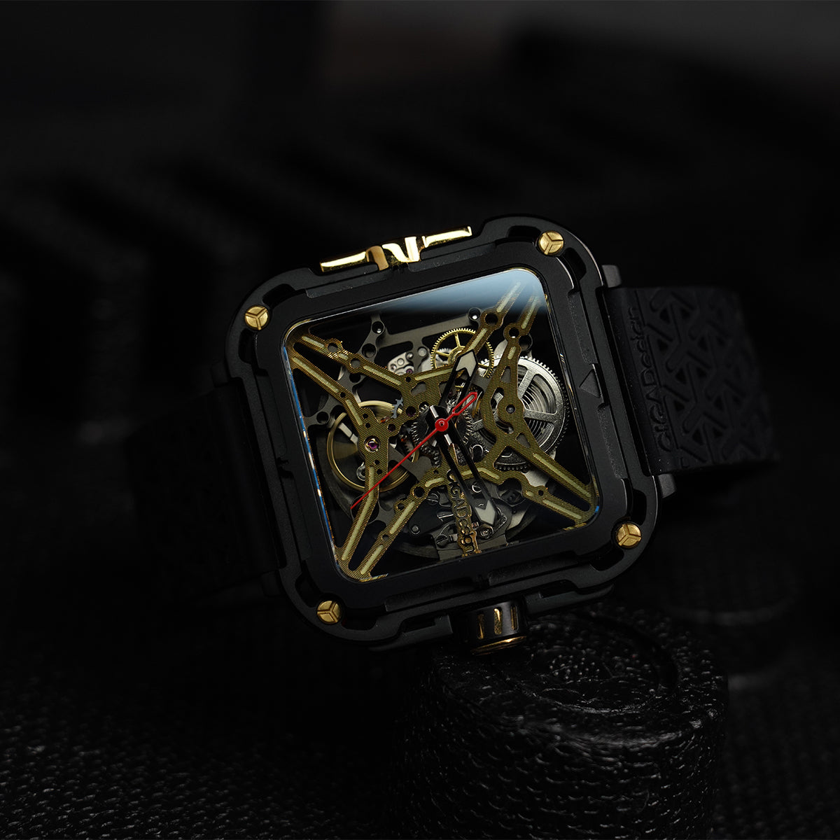 Ciga Design X-Series Titanium Skeleton Black-Gold