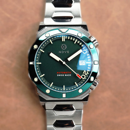 Marine M002-07 Green Sand Blast Dial