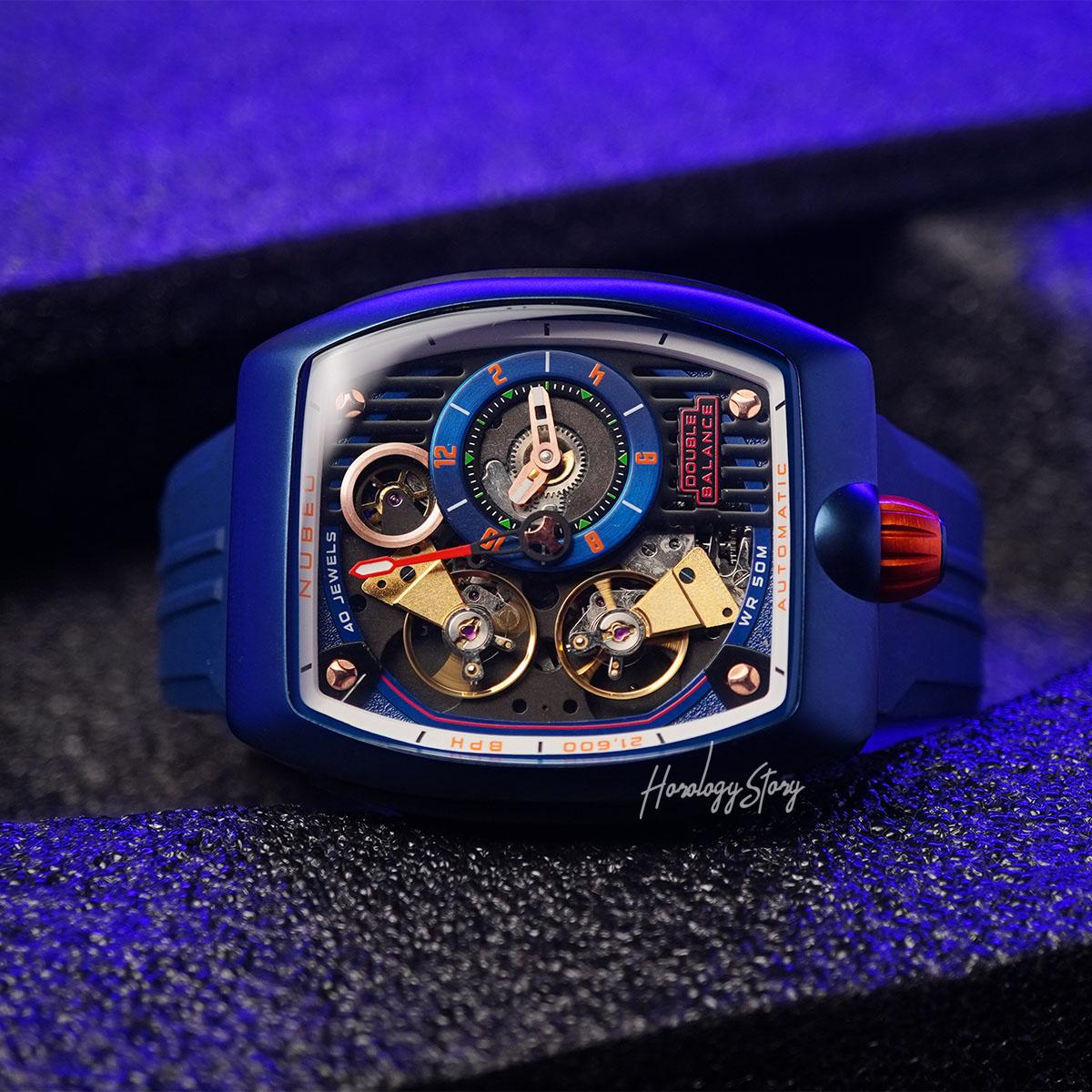 Nubeo Nitron Blue LTD NB-6064-02 - Horology Story Youtube Store