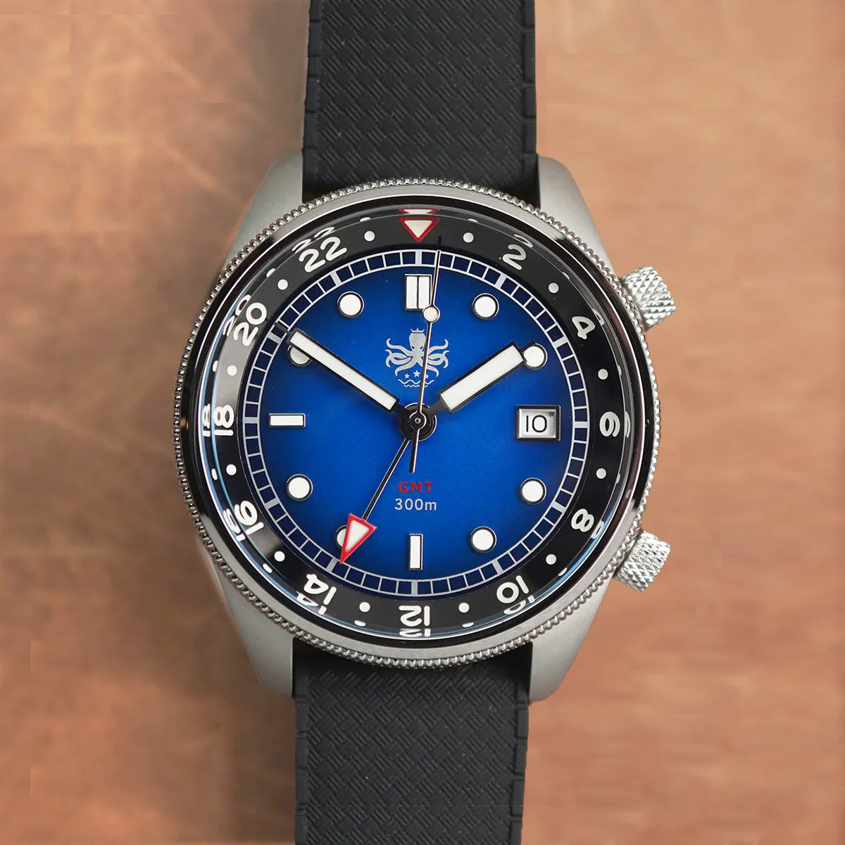 Phoibos Eagle Ray 300m Super Compressor GMT PX023B Fume Blue