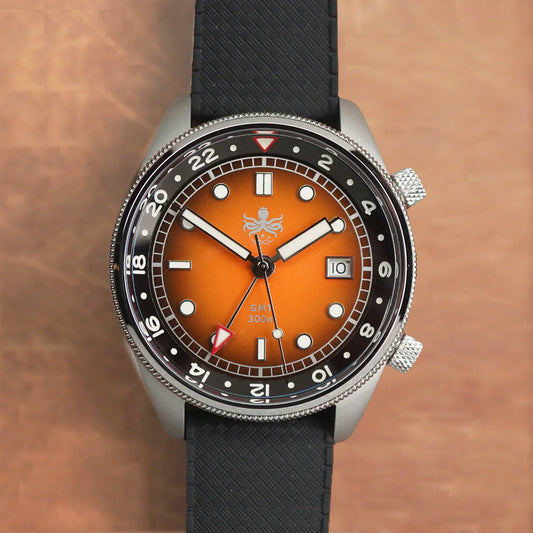 Phoibos Eagle Ray 300m Super Compressor GMT PX023F Fume Orange