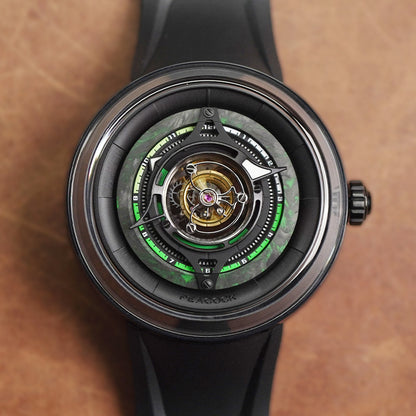 Peacock Center Tourbillon PBG0101 Black Hole Deep Sea Black