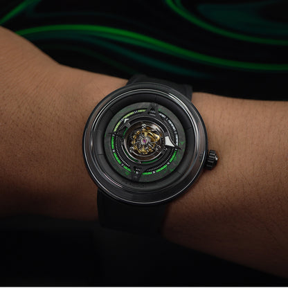 Peacock Center Tourbillon PBG0101 Black Hole Deep Sea Black