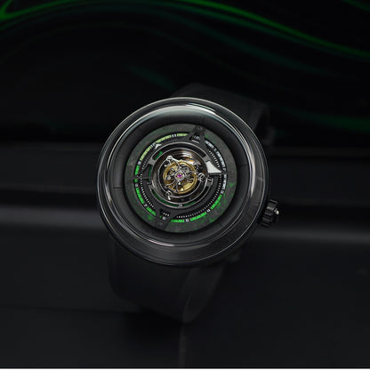 Peacock Center Tourbillon PBG0101 Black Hole Deep Sea Black